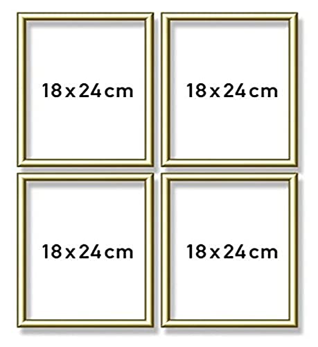 Schipper 605170704 Malen nach Zahlen, Alurahmen Quattro je 18 x 24 cm, goldglänzend ohne Glas für Ihr Kunstwerk, einfache Selbstmontage Schipper 605170704 Malen nach Zahlen, Alurahmen Quattro je 18 x 24 cm, goldglänzend ohne Glas für Ihr Kunstwerk, einfache Selbstmontage von Schipper