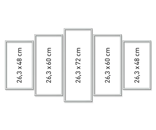 Schipper 605280901 Malen nach Zahlen, Alurahmen Polyptychon 132 x 72 cm, silber ohne Glas für Ihr Kunstwerk, einfache Selbstmontage Schipper 605280901 Malen nach Zahlen, Alurahmen Polyptychon 132 x 72 cm, silber ohne Glas für Ihr Kunstwerk, einfache Selbstmontage von Schipper