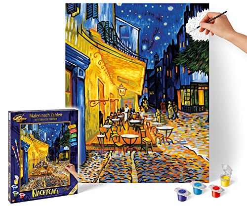Schipper 609130359 Malen nach Zahlen - Nachtcafé von Vincent Van Gogh - Bilder malen für Erwachsene, inklusive Pinsel und Acrylfarben, 40 x 50 cm Schipper 609130359 Malen nach Zahlen - Nachtcafé von Vincent Van Gogh - Bilder malen für Erwachsene, inklusive Pinsel und Acrylfarben, 40 x 50 cm von Schipper
