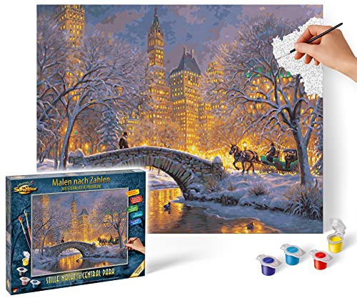 Schipper 609130874 Malen nach Zahlen - Stille Nacht im Central Park - Bilder malen für Erwachsene, inklusive Pinsel und Acrylfarben, 40 x 50 cm Schipper 609130874 Malen nach Zahlen - Stille Nacht im Central Park - Bilder malen für Erwachsene, inklusive Pinsel und Acrylfarben, 40 x 50 cm von Schipper