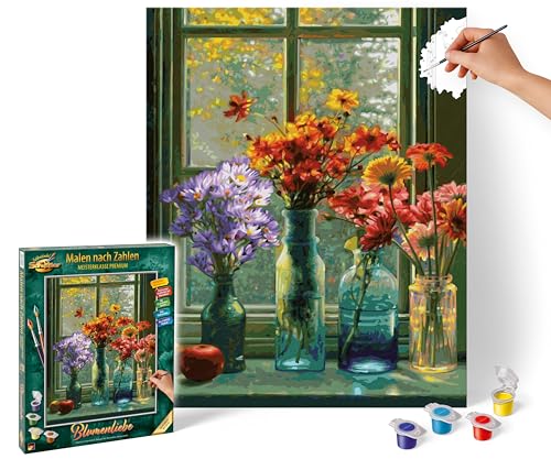 Schipper 609130905 Malen nach Zahlen – Blumenliebe - Bilder malen für Erwachsene, inklusive Pinsel und Acrylfarben, 40 x 50 cm Schipper 609130905 Malen nach Zahlen – Blumenliebe - Bilder malen für Erwachsene, inklusive Pinsel und Acrylfarben, 40 x 50 cm von Schipper