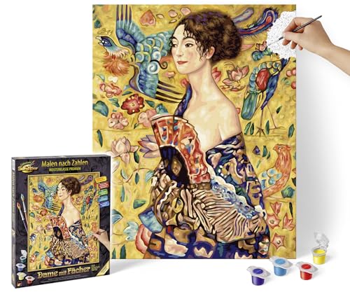 Schipper 609130915 Malen nach Zahlen – Dame mit Fächer - Bilder malen für Erwachsene, inklusive Pinsel und Acrylfarben, 40 x 50 cm Schipper 609130915 Malen nach Zahlen – Dame mit Fächer - Bilder malen für Erwachsene, inklusive Pinsel und Acrylfarben, 40 x 50 cm von Schipper