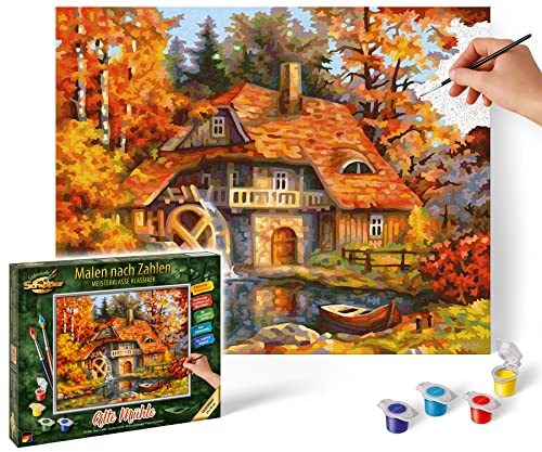 Schipper 609240799 Malen nach Zahlen - Alte Mühle - Bilder malen für Erwachsene, inklusive Pinsel und Acrylfarben, 24 x 30 cm Schipper 609240799 Malen nach Zahlen - Alte Mühle - Bilder malen für Erwachsene, inklusive Pinsel und Acrylfarben, 24 x 30 cm von Schipper