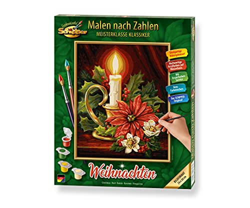 Schipper 609240827 Malen nach Zahlen - Weihnachten - Bilder malen für Erwachsene, inklusive Pinsel und Acrylfarben, 24 x 30 cm Schipper 609240827 Malen nach Zahlen - Weihnachten - Bilder malen für Erwachsene, inklusive Pinsel und Acrylfarben, 24 x 30 cm von Schipper