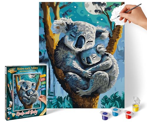 Schipper 609240907 Malen nach Zahlen - Koala mit Baby - Bilder malen für Erwachsene, inklusive Pinsel und Acrylfarben, 24 x 30 cm Schipper 609240907 Malen nach Zahlen - Koala mit Baby - Bilder malen für Erwachsene, inklusive Pinsel und Acrylfarben, 24 x 30 cm von Schipper