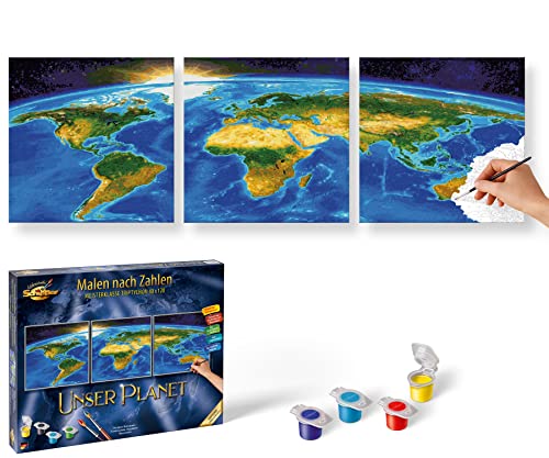 Schipper 609470855 Malen nach Zahlen, Unser Planet - Bilder malen für Erwachsene, inklusive Pinsel und Acrylfarben, 40 x 120 cm Schipper 609470855 Malen nach Zahlen, Unser Planet - Bilder malen für Erwachsene, inklusive Pinsel und Acrylfarben, 40 x 120 cm von Schipper