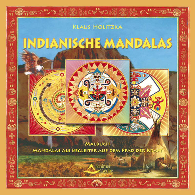 Indianische Mandalas. Malbuch - Klaus Holitzka, Kartoniert (TB) von Schirner