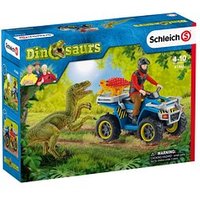 Schleich® Dinosaurs 41466 Flucht auf Quad vor Velociraptor Spielfiguren-Set von Schleich®