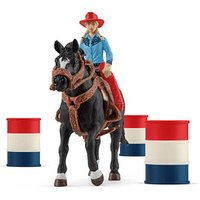 Schleich® Farm World 42576 Barrel Racing mit Cowgirl Spielfiguren-Set von Schleich®