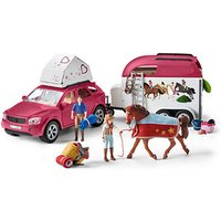 Schleich® Horse Club 42535 Abenteuer mit Auto und Pferdeanhänger Spielfiguren-Set von Schleich®