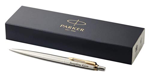 Exklusiver Parker Kugelschreiber Jotter Edelstahl mit Goldzierteile G.C. 1953182 (Jotter edelstahl G.C.) von Schmalz®