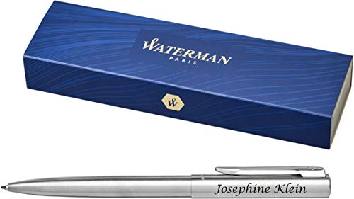 Original Waterman® Kugelschreiber Graduate Matt C.C. S0038260 mit Laser-Gravur graviert (Chrom Hochglanz) von Schmalz