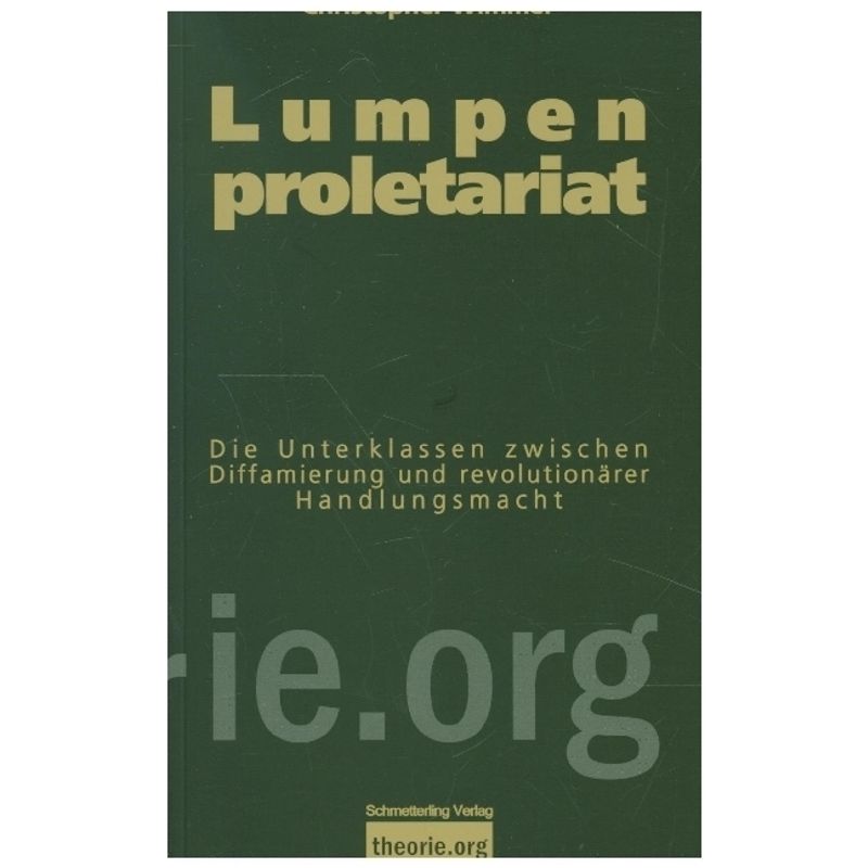 Lumpenproletariat - Christopher Wimmer, Kartoniert (TB) von Schmetterling Verlag
