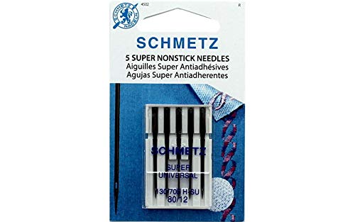 Schmetz Super Nonstick Machine Needles-Size 80/12 5/Pkg von Euro-Notions