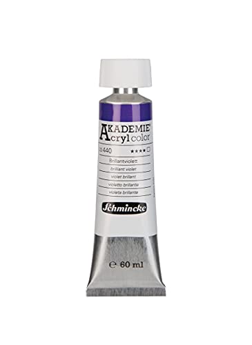 Schmincke - AKADEMIE Acryl color, Brillantviolett in 60 ml-Tube, 23440011, feine Künstler-Acrylfarbe, brillant, hoch lichtecht und kadmiumfrei, für Acrylmalerei, Mixed Media Schmincke - AKADEMIE Acryl color, Brillantviolett in 60 ml-Tube, 23440011, feine Künstler-Acrylfarbe, brillant, hoch lichtecht und kadmiumfrei, für Acrylmalerei, Mixed Media von Schmincke