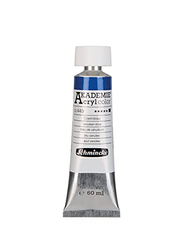 Schmincke - AKADEMIE Acryl color, Coelinblau in 60 ml-Tube, 23449011, feine Künstler-Acrylfarbe, brillant, hoch lichtecht und kadmiumfrei, für Acrylmalerei, Mixed Media Schmincke - AKADEMIE Acryl color, Coelinblau in 60 ml-Tube, 23449011, feine Künstler-Acrylfarbe, brillant, hoch lichtecht und kadmiumfrei, für Acrylmalerei, Mixed Media von Schmincke