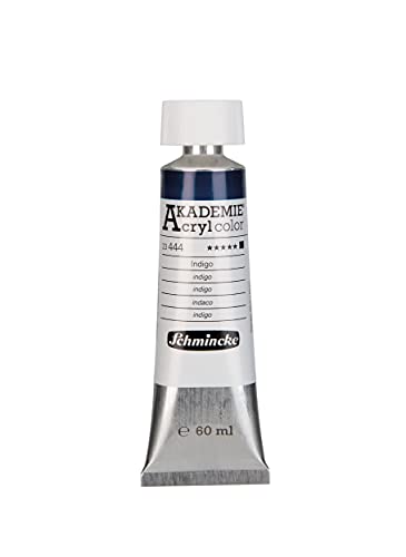 Schmincke - AKADEMIE Acryl color, Indigo in 60 ml-Tube, 23444011, feine Künstler-Acrylfarbe, brillant, hoch lichtecht und kadmiumfrei, für Acrylmalerei, Mixed Media Schmincke - AKADEMIE Acryl color, Indigo in 60 ml-Tube, 23444011, feine Künstler-Acrylfarbe, brillant, hoch lichtecht und kadmiumfrei, für Acrylmalerei, Mixed Media von Schmincke
