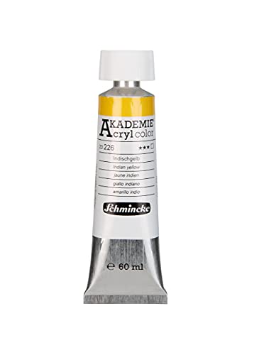 Schmincke - AKADEMIE Acryl color, Indischgelb in 60 ml-Tube, 23226011, feine Künstler-Acrylfarbe, brillant, hoch lichtecht und kadmiumfrei, für Acrylmalerei, Mixed Media Schmincke - AKADEMIE Acryl color, Indischgelb in 60 ml-Tube, 23226011, feine Künstler-Acrylfarbe, brillant, hoch lichtecht und kadmiumfrei, für Acrylmalerei, Mixed Media von Schmincke