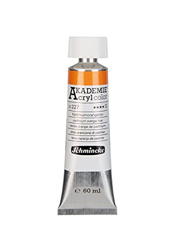 Schmincke - AKADEMIE Acryl color, Kadmiumorangeton in 60 ml-Tube, 23227011, feine Künstler-Acrylfarbe, brillant, hoch lichtecht und kadmiumfrei, für Acrylmalerei, Mixed Media Schmincke - AKADEMIE Acryl color, Kadmiumorangeton in 60 ml-Tube, 23227011, feine Künstler-Acrylfarbe, brillant, hoch lichtecht und kadmiumfrei, für Acrylmalerei, Mixed Media von Schmincke