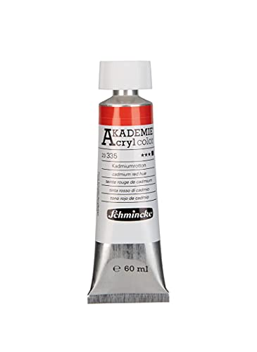 Schmincke - AKADEMIE Acryl color, Kadmiumrotton in 60 ml-Tube, 23335011, feine Künstler-Acrylfarbe, brillant, hoch lichtecht und kadmiumfrei, für Acrylmalerei, Mixed Media Schmincke - AKADEMIE Acryl color, Kadmiumrotton in 60 ml-Tube, 23335011, feine Künstler-Acrylfarbe, brillant, hoch lichtecht und kadmiumfrei, für Acrylmalerei, Mixed Media von Schmincke