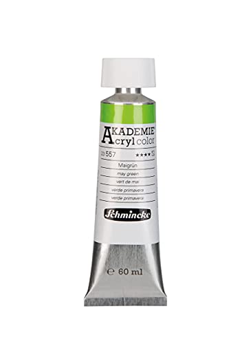 Schmincke - AKADEMIE Acryl color, Maigrün in 60 ml-Tube, 23557011, feine Künstler-Acrylfarbe, brillant, hoch lichtecht und kadmiumfrei, für Acrylmalerei, Mixed Media Schmincke - AKADEMIE Acryl color, Maigrün in 60 ml-Tube, 23557011, feine Künstler-Acrylfarbe, brillant, hoch lichtecht und kadmiumfrei, für Acrylmalerei, Mixed Media von Schmincke
