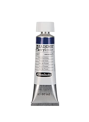 Schmincke - AKADEMIE Acryl color, Preußischblau in 60 ml-Tube, 23447011, feine Künstler-Acrylfarbe, brillant, hoch lichtecht und kadmiumfrei, für Acrylmalerei, Mixed Media Schmincke - AKADEMIE Acryl color, Preußischblau in 60 ml-Tube, 23447011, feine Künstler-Acrylfarbe, brillant, hoch lichtecht und kadmiumfrei, für Acrylmalerei, Mixed Media von Schmincke