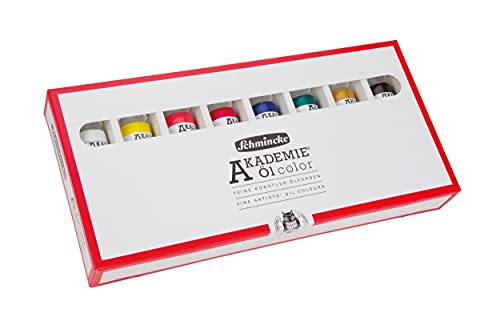 Schmincke - AKADEMIE Öl, Grundsortiment 8 x 60 ml Tuben, 79 011 097, feine Künstler-Ölfarben, brillante Farbtöne, höchste Lichtechtheit, Ölmalerei, Ölfarben-Set Schmincke - AKADEMIE Öl, Grundsortiment 8 x 60 ml Tuben, 79 011 097, feine Künstler-Ölfarben, brillante Farbtöne, höchste Lichtechtheit, Ölmalerei, Ölfarben-Set von Schmincke
