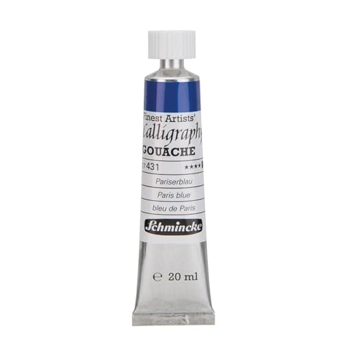 Schmincke – Calligraphy Gouache - feinste Kalligraphie-Gouache, Pariserblau - 20 ml von Schmincke