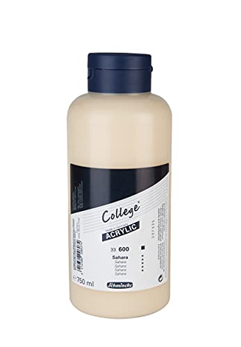 Schmincke - College Acrylic, Sahara 750 ml, 33600030, Acrylfarbe mit Künstler-Pigmenten in hoher Konzentration, deckend und lasierend, lichtecht, seidenmatt Schmincke - College Acrylic, Sahara 750 ml, 33600030, Acrylfarbe mit Künstler-Pigmenten in hoher Konzentration, deckend und lasierend, lichtecht, seidenmatt von Schmincke