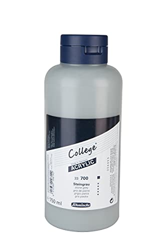 Schmincke - College Acrylic, Steingrau 750 ml, 33700030, Acrylfarbe mit Künstler-Pigmenten in hoher Konzentration, deckend und lasierend, lichtecht, seidenmatt Schmincke - College Acrylic, Steingrau 750 ml, 33700030, Acrylfarbe mit Künstler-Pigmenten in hoher Konzentration, deckend und lasierend, lichtecht, seidenmatt von Schmincke