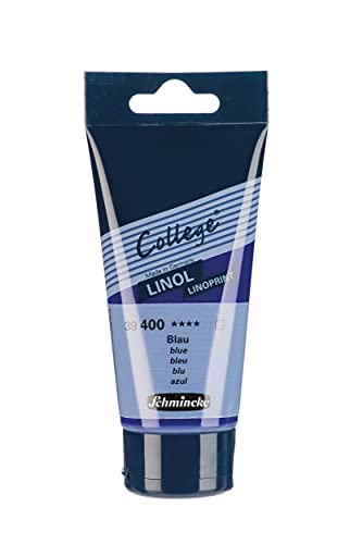 Schmincke - College Linol, Künstler-Linoldruck-Farben, Blau in 75 ml-Tube, 39400013, geruchsarme Linoldruckfarbe auf Wasserbasis, lichtecht, gleichmäßiger Druck Schmincke - College Linol, Künstler-Linoldruck-Farben, Blau in 75 ml-Tube, 39400013, geruchsarme Linoldruckfarbe auf Wasserbasis, lichtecht, gleichmäßiger Druck von Schmincke