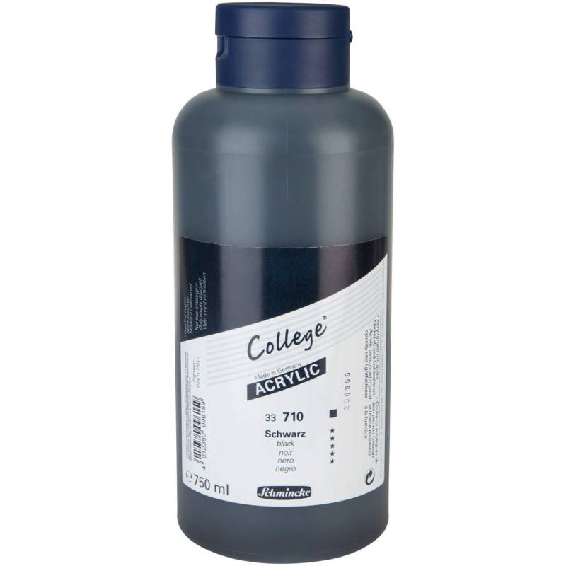 Schmincke College Studienacrylfarbe 750ml Schwarz von Schmincke