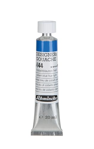 Schmincke – DESIGNERs Gouache - feinste Gouache (Farbtöne nach HKS®), Kobaltblauton hell - 20 ml von Schmincke