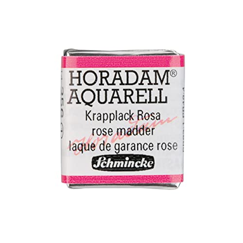 Schmincke – HORADAM® AQUARELL - feinste Künstler-Aquarellfarben, 356 Krapplack Rosa, 14 356 044, 1/2 Näpfchen von Schmincke