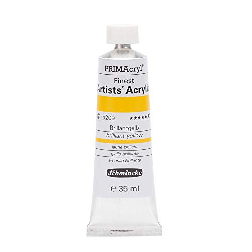 Schmincke – PRIMAcryl® - feinste Künstler-Acrylfarben, Brillantgelb - 35 ml von Schmincke