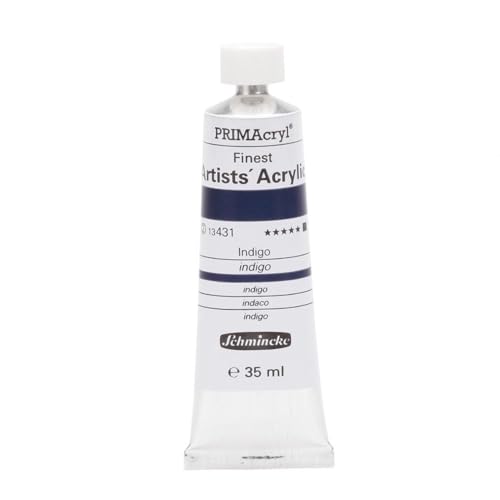 Schmincke – PRIMAcryl® - feinste Künstler-Acrylfarben, Indigo - 35 ml von Schmincke
