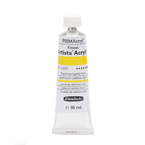 Schmincke – PRIMAcryl® - feinste Künstler-Acrylfarben, Kadmiumgelb hell - 35 ml von Schmincke