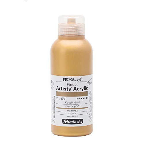 Schmincke – PRIMAcryl® - feinste Künstler-Acrylfarben, Klassik Gold - 250 ml von Schmincke