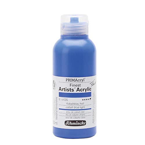 Schmincke – PRIMAcryl® - feinste Künstler-Acrylfarben, Kobaltblau hell - 250 ml von Schmincke