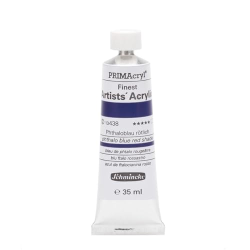 Schmincke – PRIMAcryl® - feinste Künstler-Acrylfarben, Phthaloblau rötlich - 35 ml von Schmincke