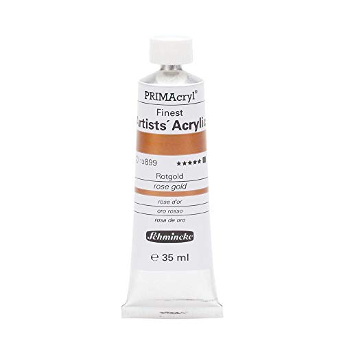 Schmincke – PRIMAcryl® - feinste Künstler-Acrylfarben, Rotgold - 35 ml von Schmincke