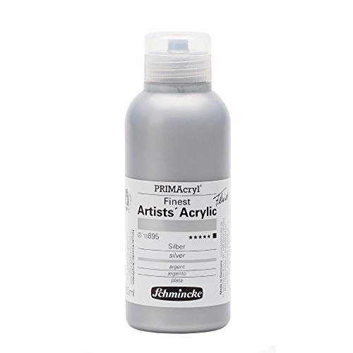 Schmincke – PRIMAcryl® - feinste Künstler-Acrylfarben, Silber - 250 ml von Schmincke