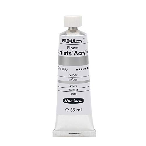 Schmincke – PRIMAcryl® - feinste Künstler-Acrylfarben, Silber - 35 ml von Schmincke