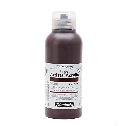 Schmincke – PRIMAcryl® - feinste Künstler-Acrylfarben, Umbra gebrannt natur - 250 ml von Schmincke