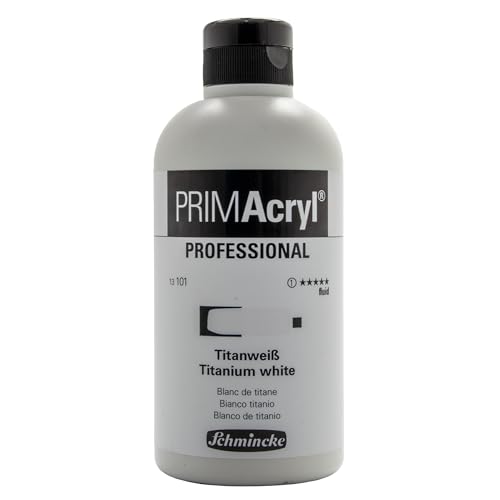 Schmincke PRIMAcryl - Titanweiß - 500ml Acrylfarbe 13 101 028 von Schmincke