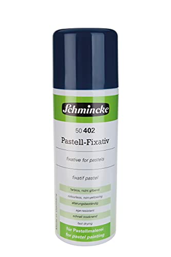 Schmincke - Pastell-Fixativ, Aerospray, 300 ml, 50 402 040, Zwischen- und Schlussfixativ für Pastelle und Kreiden mit hoher Fixierwirkung, farblos, schnell trocknend von Schmincke