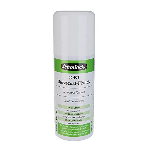 Universal-Fixativ AEROSPRAY - 150 ml, Schlussfixativ für Kohle, Bleistift, Pastell, Aquarell, Gouache, schnell trocknend, hohe Fixierwirkung von Schmincke