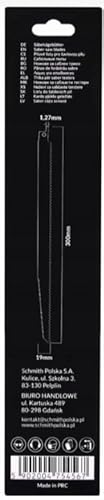 SCHMITH | Säbelsägeblätter Universal für Holz und Metall | Bi-Metall 225 mm und 300 mm | grobe Zahnung | 2er-Set | für Renovierungs- und Abbrucharbeiten (225mm) von Schmith