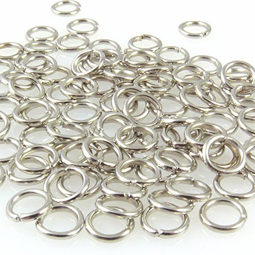 100 runde Biegeringe Ø 6mm Binderinge 1mm silberfarben -210 100 runde Biegeringe Ø 6mm Binderinge 1mm silberfarben -210 von Schmuck-Traumwelt