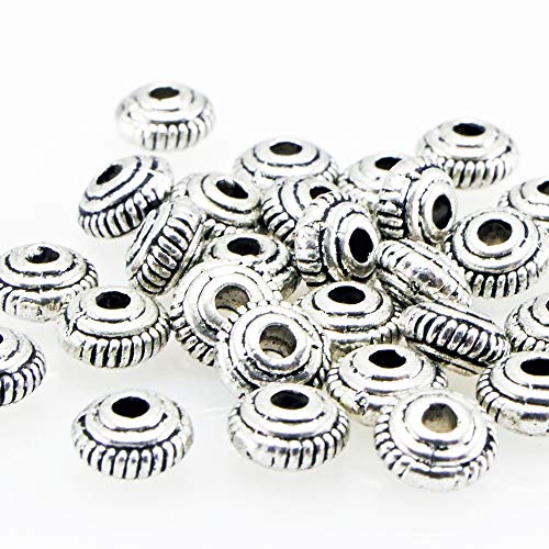 30x Metallperlen 2,6mm Rondelle silber antik Perlen Spacer Linsen Zwischenperlen 30x Metallperlen 2,6mm Rondelle silber antik Perlen Spacer Linsen Zwischenperlen von Schmuck-Traumwelt